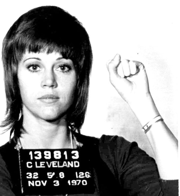 Jane Fonda Mugshot 1970